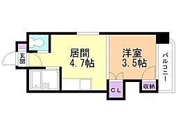 間取図画像 1DK
