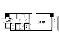 間取図画像 1K
