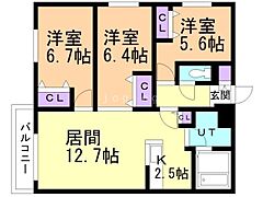 物件の間取り