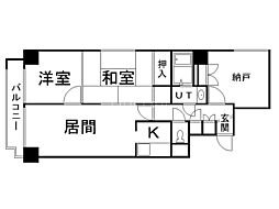 サントピア表参道 3LDKの間取図画像