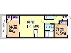 物件の間取り