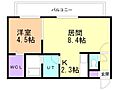 ハーネス南11条2階6.6万円