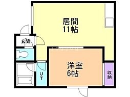 ヴィオーネ137 1LDKの間取図画像