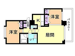 サエラ115 2LDKの間取図画像