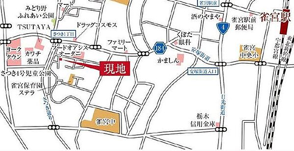 地図を拡大表示
