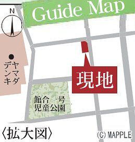 地図を拡大表示