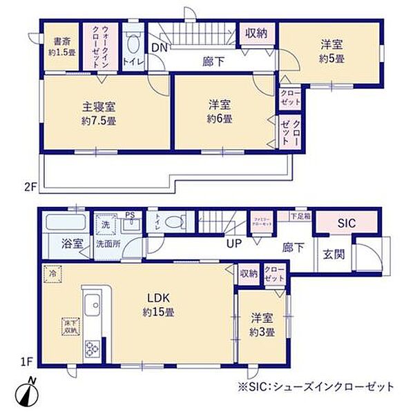 間取りを拡大表示