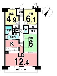 ダイアパレス岡崎南公園 西棟