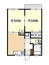 ル・ボア 202 ｜ 埼玉県比企郡嵐山町大字菅谷（賃貸アパート2DK・2階・39.74㎡） その2