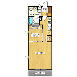 間取図画像 1LDK