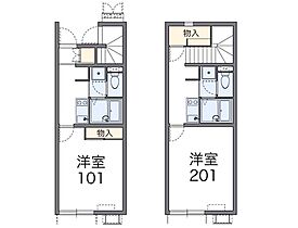 レオネクストRYUSEI 109 ｜ 秋田県大仙市戸地谷字大和田（賃貸アパート1K・1階・23.61㎡） その2