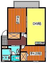 グランドゥール鈴木A 201 ｜ 秋田県秋田市牛島西3丁目（賃貸アパート2DK・2階・49.68㎡） その2