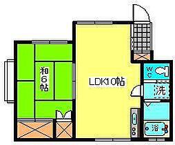 ファミール佐伯 202 ｜ 秋田県秋田市港北新町（賃貸アパート1LDK・2階・31.46㎡） その2