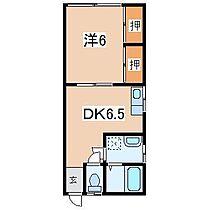 サンパレス桂 203 ｜ 秋田県秋田市将軍野桂町（賃貸アパート1DK・2階・31.40㎡） その2