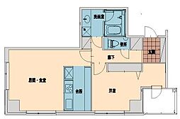 代官山プラザ 1LDKの間取図画像