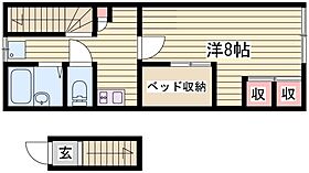 レオパレスＭＡＴＳＵＤＡ 208 ｜ 兵庫県姫路市御立中2丁目7-1（賃貸アパート1K・2階・26.08㎡） その2