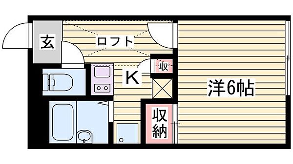 レオパレスＮ＆Ｍ 205｜兵庫県姫路市御立東1丁目(賃貸アパート1K・2階・20.28㎡)の写真 その2