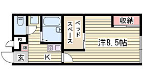 レオパレスＴ’ｓ－ＣＯＡＴ 204 ｜ 兵庫県姫路市上手野415-4（賃貸アパート1K・2階・23.18㎡） その2