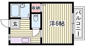 サンシティアイン  ｜ 兵庫県姫路市上手野（賃貸アパート1K・2階・20.46㎡） その2