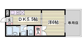 メゾンT  ｜ 兵庫県姫路市砥堀（賃貸アパート1DK・1階・26.93㎡） その2