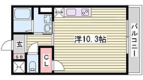 インタービレッジ下手野  ｜ 兵庫県姫路市下手野3丁目（賃貸マンション1R・2階・32.67㎡） その2