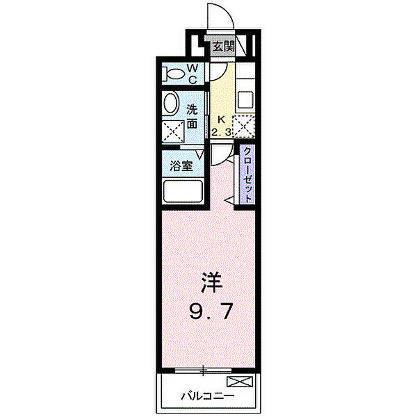 別所町別所アパート ｜兵庫県姫路市別所町別所(賃貸アパート1K・3階・28.87㎡)の写真 その2