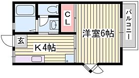 セフィラ北平野  ｜ 兵庫県姫路市北平野5丁目（賃貸アパート1DK・2階・24.30㎡） その2