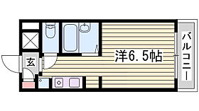 プリモローザＭ  ｜ 兵庫県姫路市北平野2丁目（賃貸マンション1K・1階・24.84㎡） その2