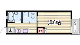 コーポ横関  ｜ 兵庫県姫路市御立中8丁目（賃貸アパート1K・1階・17.95㎡） その2