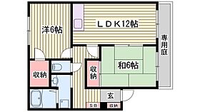 エスポワールたつの  ｜ 兵庫県たつの市神岡町東觜崎（賃貸アパート2LDK・1階・52.84㎡） その2