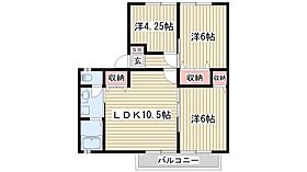 バンブーヒル  ｜ 兵庫県姫路市田寺東2丁目（賃貸アパート3LDK・2階・59.32㎡） その2