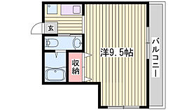 ブルースター  ｜ 兵庫県姫路市野里（賃貸アパート1K・2階・29.00㎡） その2