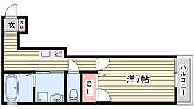 サングレース  ｜ 兵庫県姫路市安田4丁目（賃貸アパート1K・1階・30.52㎡） その2