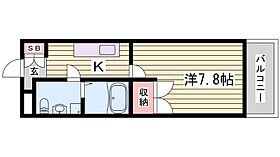 GLAハート飾磨A棟  ｜ 兵庫県姫路市飾磨区天神（賃貸アパート1K・2階・24.65㎡） その2