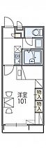 レオパレスＬｅ　Ｄｅｐａｒｔ21 105 ｜ 兵庫県姫路市余部区下余部242-1（賃貸アパート1K・1階・23.18㎡） その2