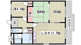 サンシャイン山下  ｜ 兵庫県たつの市龍野町日山（賃貸マンション3LDK・3階・64.80㎡） その2