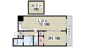 メゾン・ド・姫路野里  ｜ 兵庫県姫路市野里（賃貸マンション1LDK・6階・46.90㎡） その2