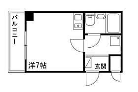 朝日プラザサウスコア姫路  ｜ 兵庫県姫路市飾磨区三宅1丁目（賃貸マンション1R・6階・18.56㎡） その2