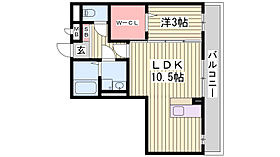 ノア東山B棟  ｜ 兵庫県姫路市東山（賃貸アパート1LDK・3階・37.06㎡） その2