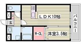 シャルマンプレイス  ｜ 兵庫県姫路市勝原区朝日谷（賃貸マンション1LDK・2階・34.78㎡） その2