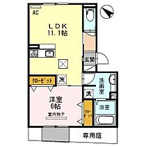 アトール恵比須  ｜ 兵庫県三木市大塚1丁目（賃貸アパート1LDK・1階・42.66㎡） その2