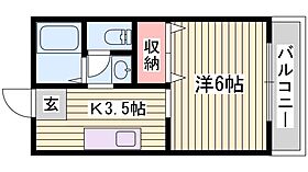 サンライフ21Ｂ棟  ｜ 兵庫県姫路市書写（賃貸アパート1K・1階・23.77㎡） その2