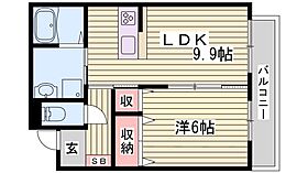 グリーン セント 上中  ｜ 兵庫県加東市上中3丁目（賃貸マンション1LDK・2階・42.02㎡） その2