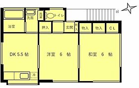 神奈川県相模原市南区相武台1丁目（賃貸アパート2K・2階・38.83㎡） その2