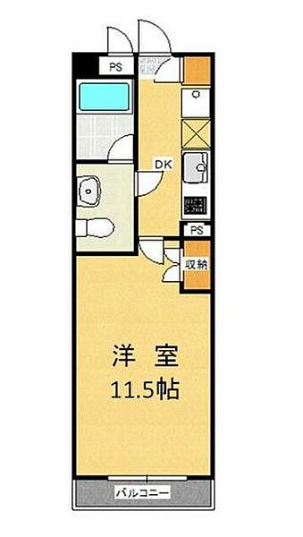 神奈川県相模原市中央区矢部3丁目(賃貸マンション1K・3階・31.18㎡)の写真 その2