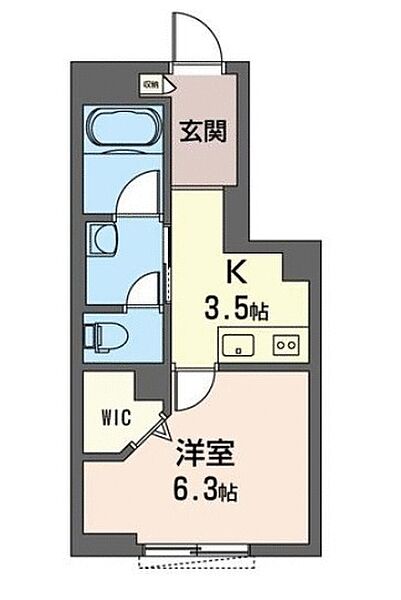 神奈川県大和市中央林間4丁目(賃貸マンション1K・1階・28.25㎡)の写真 その2