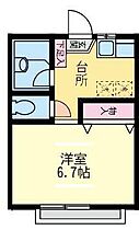 東京都町田市忠生4丁目（賃貸アパート1K・1階・22.31㎡） その2