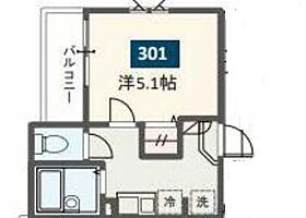 神奈川県相模原市南区相武台1丁目（賃貸アパート1K・2階・18.29㎡） その2