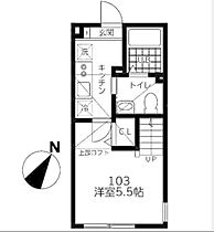 神奈川県相模原市中央区東淵野辺5丁目（賃貸アパート1K・1階・20.21㎡） その2