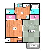 東京都武蔵野市中町３丁目（賃貸アパート2K・1階・31.00㎡） その2